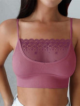 Women's Wireless Bras Sports Bras Fixed Straps 3,4 Cup Scoop Neck Breathable Lace Pure Color Pull-On Closure Date Casual Daily Cotton Sexy 1PC White Black , Bras & Bralettes , 1 PC